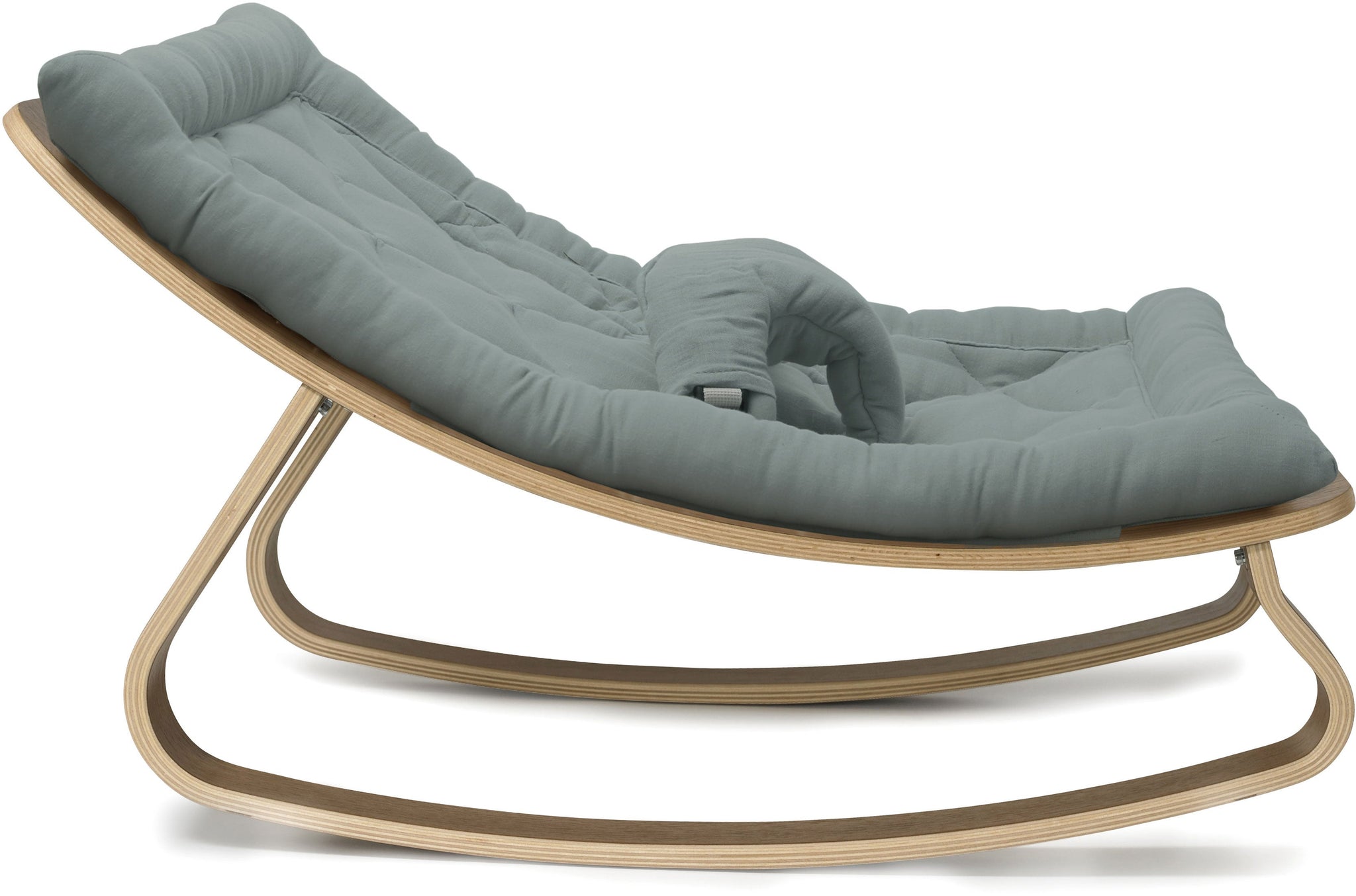 Levo Baby Rocker Organic Orage Walnut  - Charlie Crane