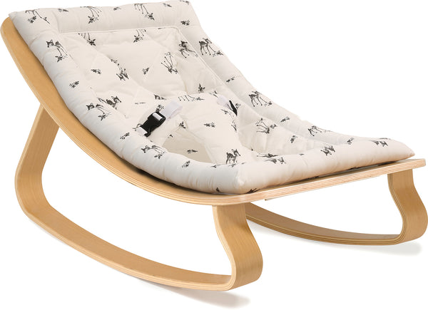 Levo Baby Rocker Rose in April Fawn - Natural  - Charlie Crane