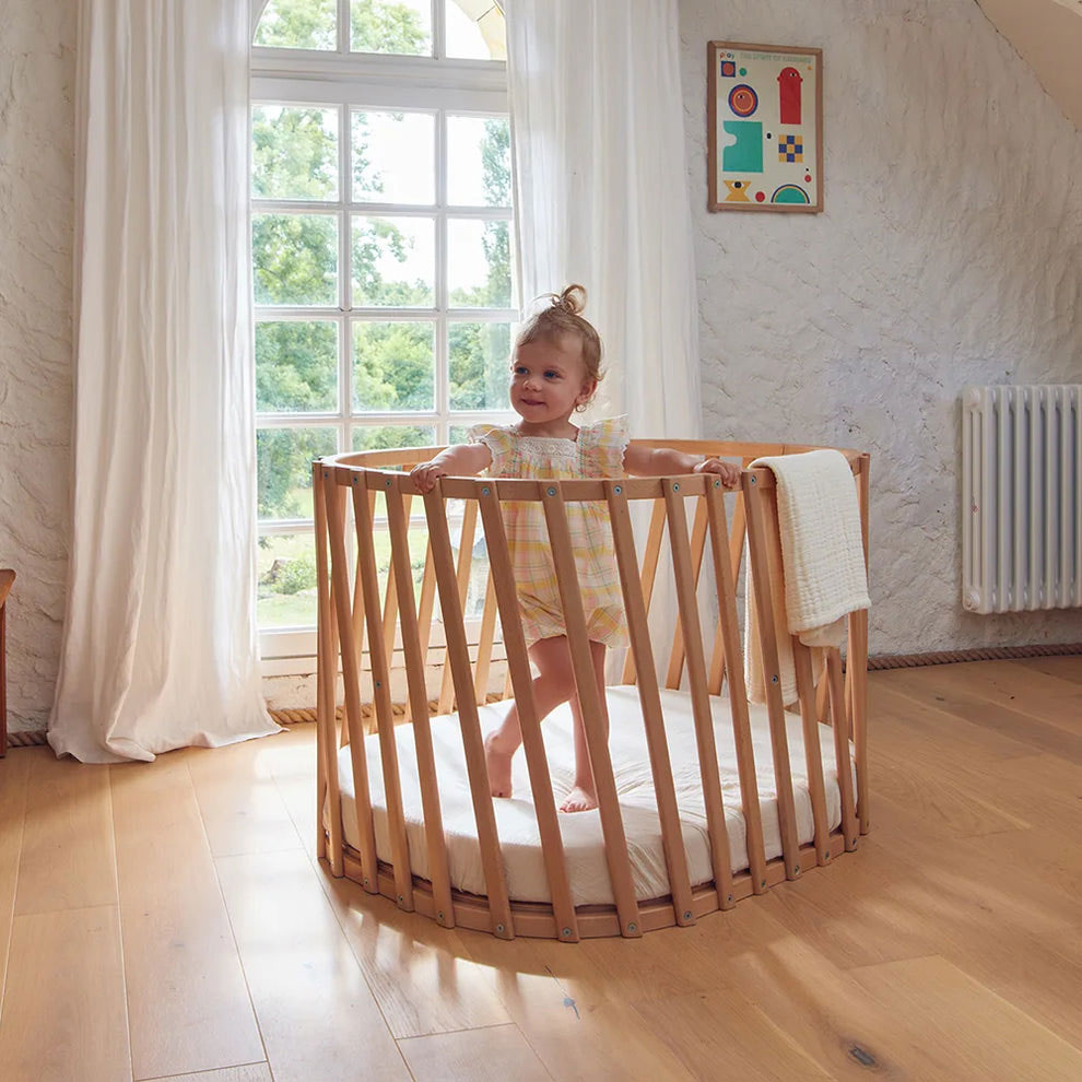 Lugo Evolving Wooden Cot Bed - Charlie Crane