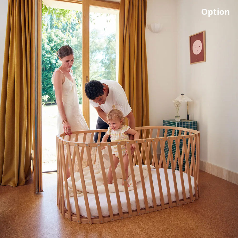 Lugo Evolving Wooden Cot Bed - Charlie Crane