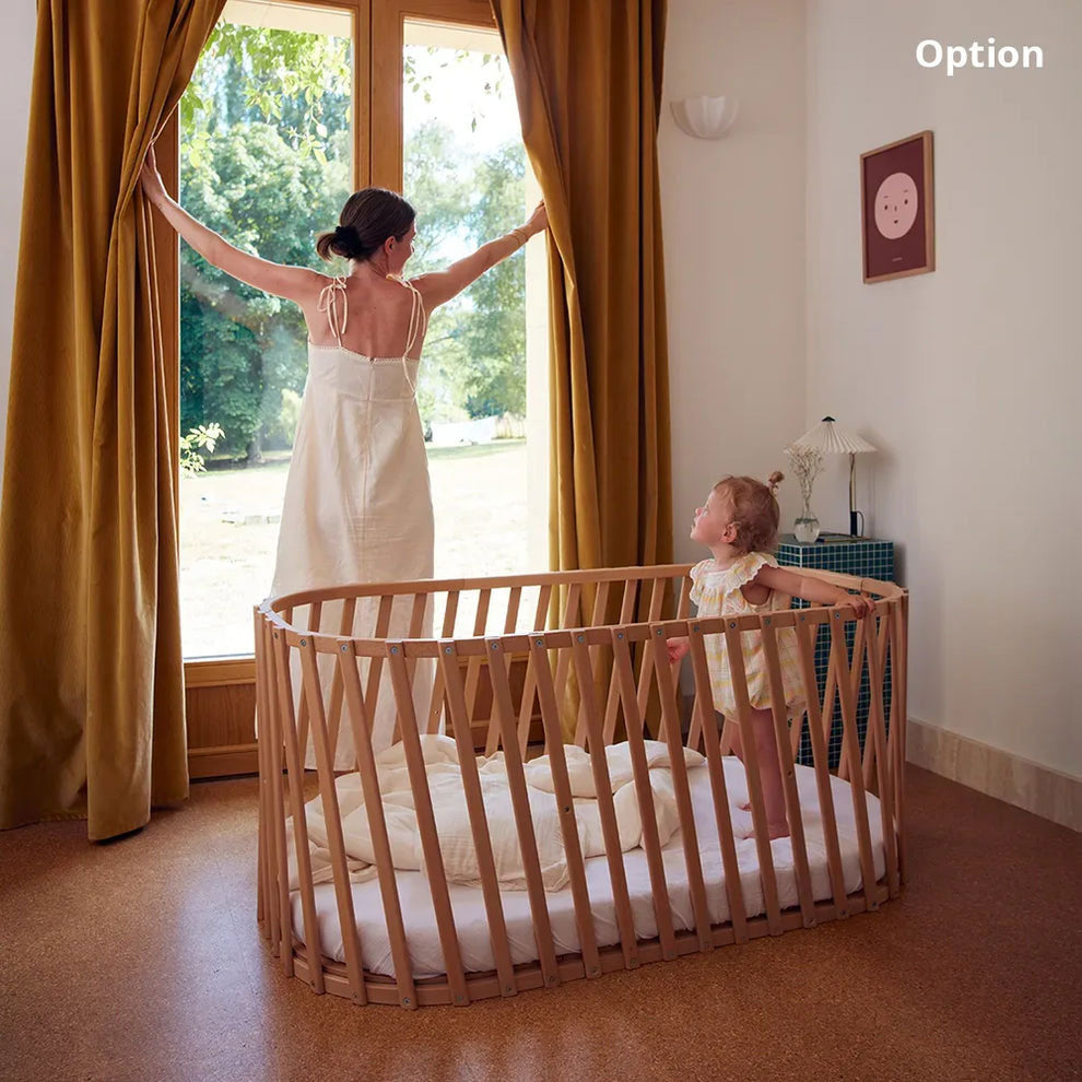 Lugo Evolving Wooden Cot Bed - Charlie Crane