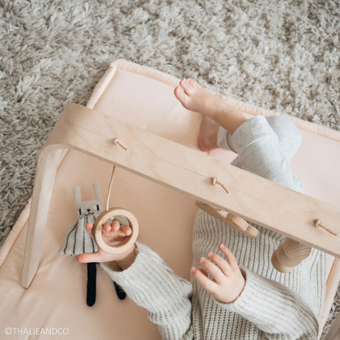 Naho Wooden Baby Activity Gym - Charlie Crane