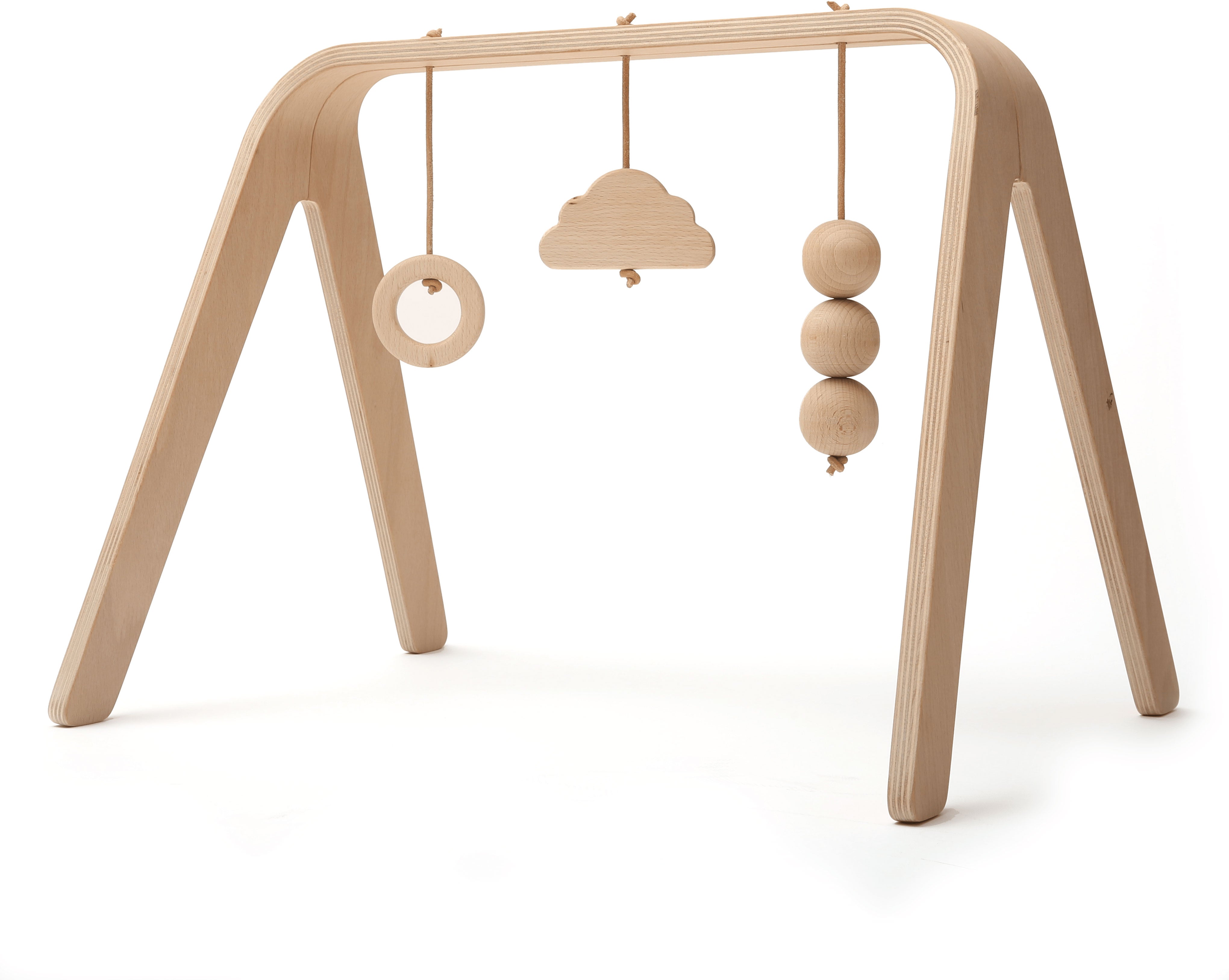 Naho Wooden Baby Activity Gym - Charlie Crane