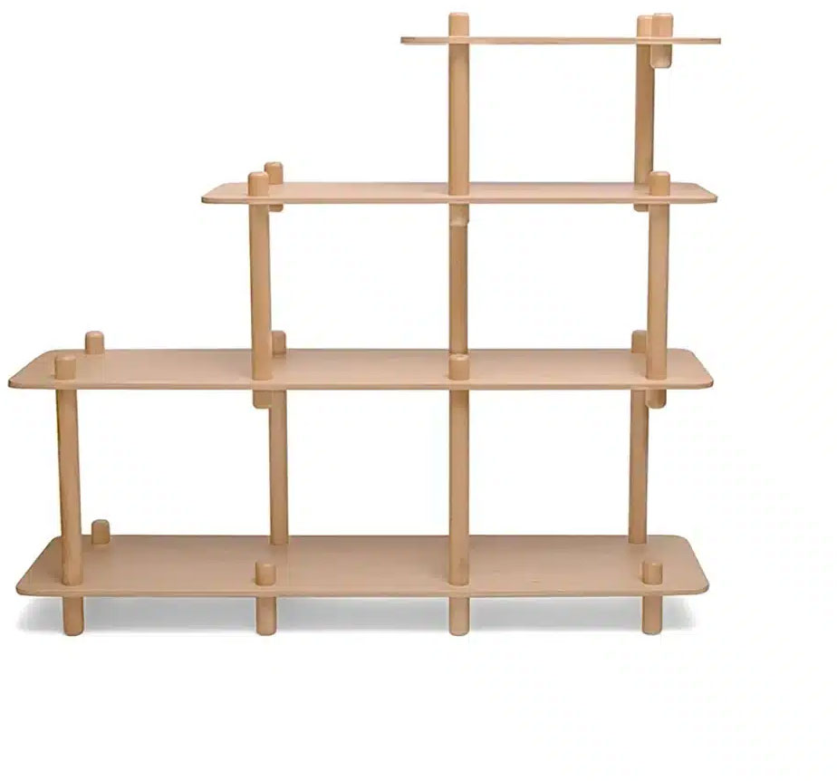 Filo Design Wooden Display Bookcase - Charlie Crane