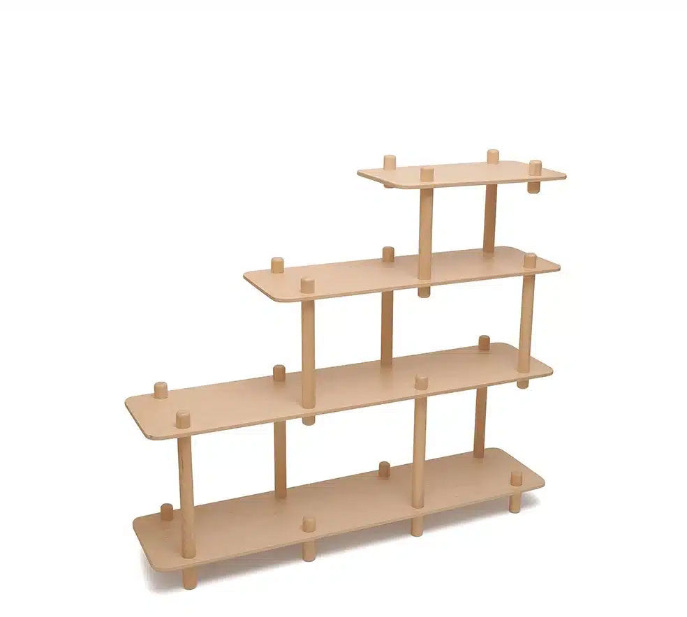 Filo Design Wooden Display Bookcase - Charlie Crane