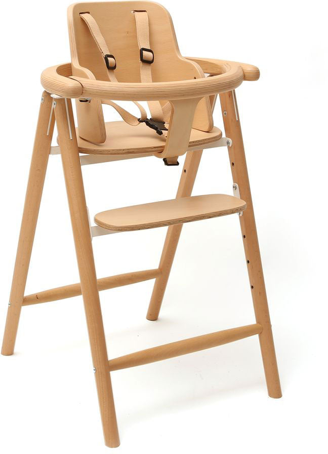 Tobo Wooden High Chair Natural - Charlie Crane