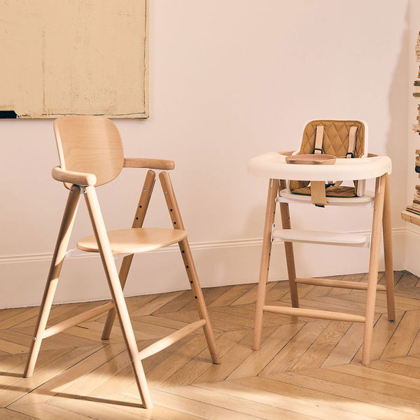 Tobo Wooden High Chair Natural - Charlie Crane