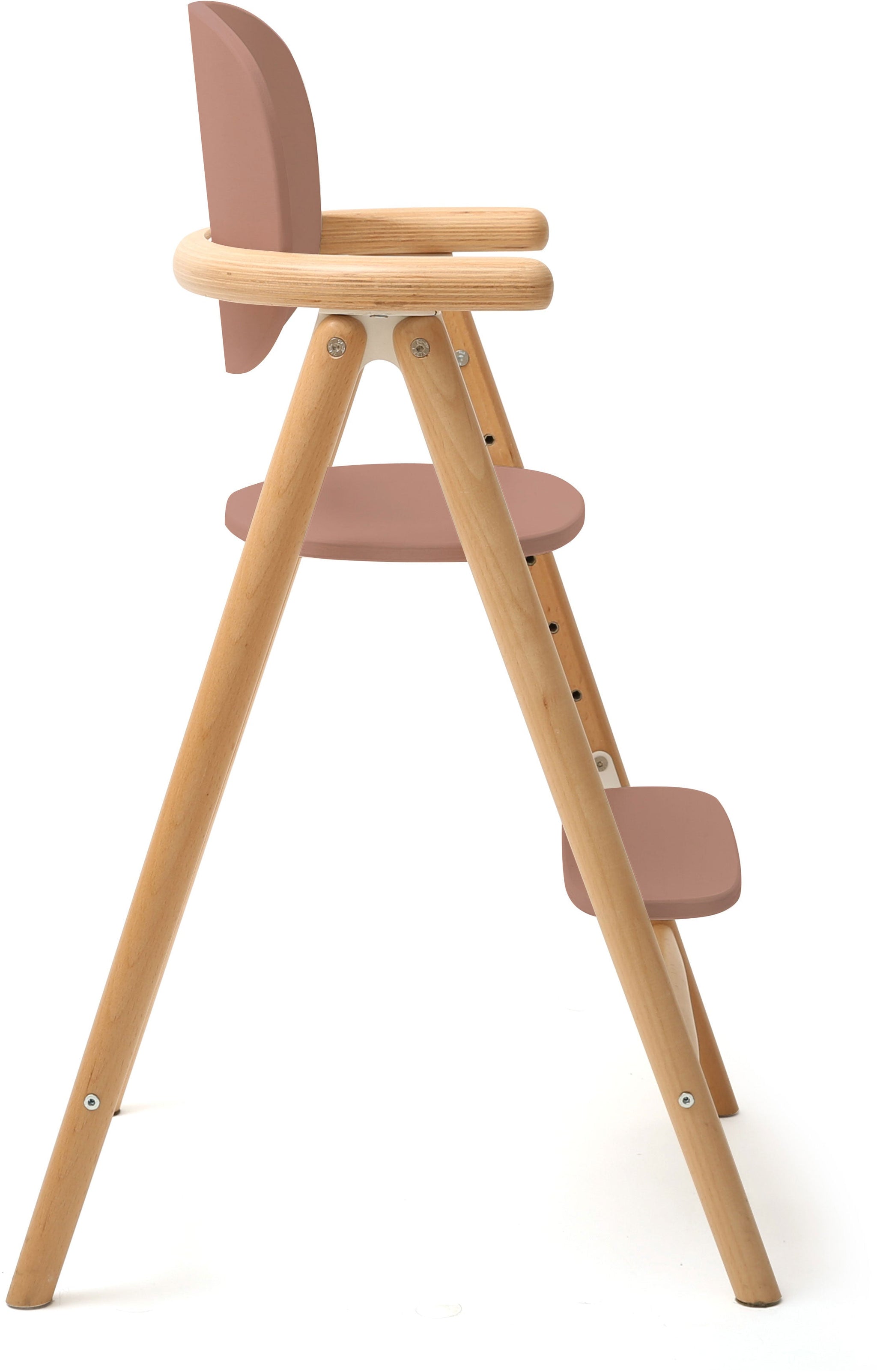 Tobo Wooden High Chair Rosewood - Charlie Crane