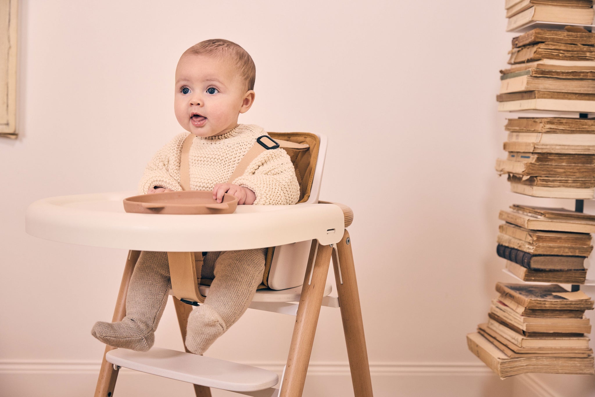 Tobo Wooden High Chair Rosewood - Charlie Crane