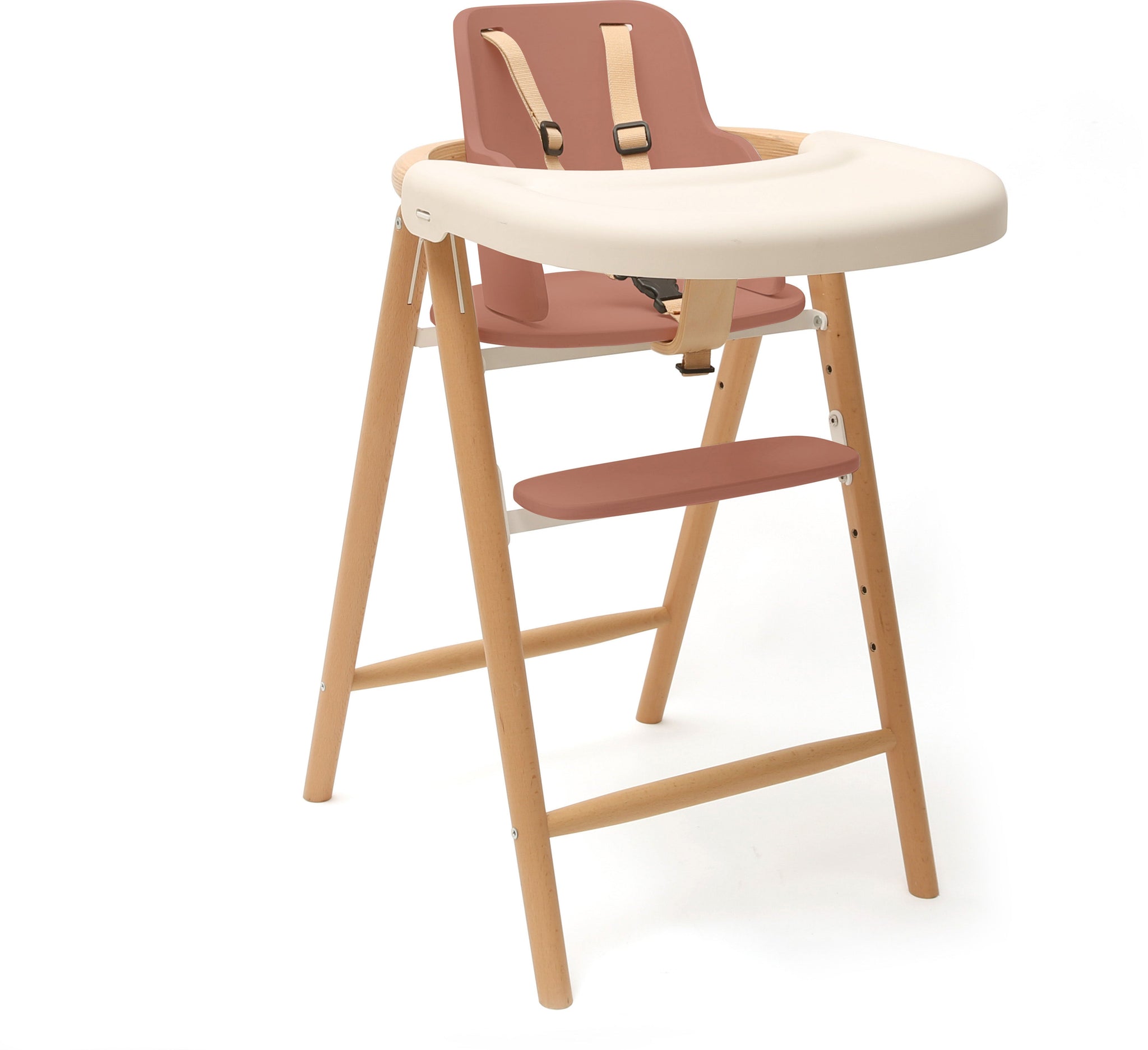 Tobo Wooden High Chair Rosewood - Charlie Crane