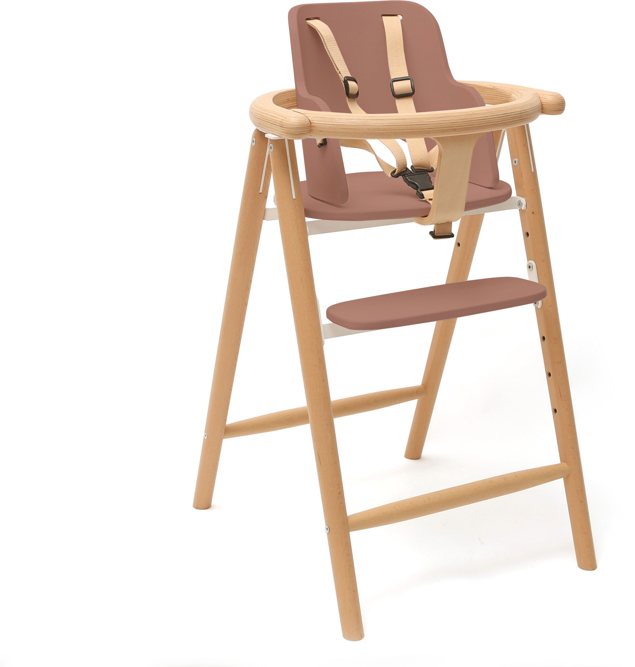 Tobo Wooden High Chair Rosewood - Charlie Crane