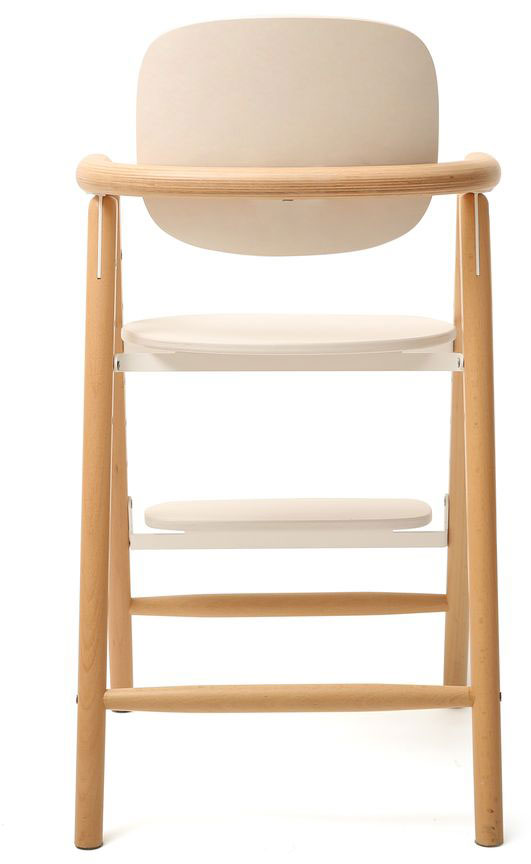 Tobo Wooden High Chair White - Charlie Crane