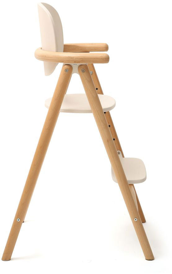 Tobo Wooden High Chair White - Charlie Crane