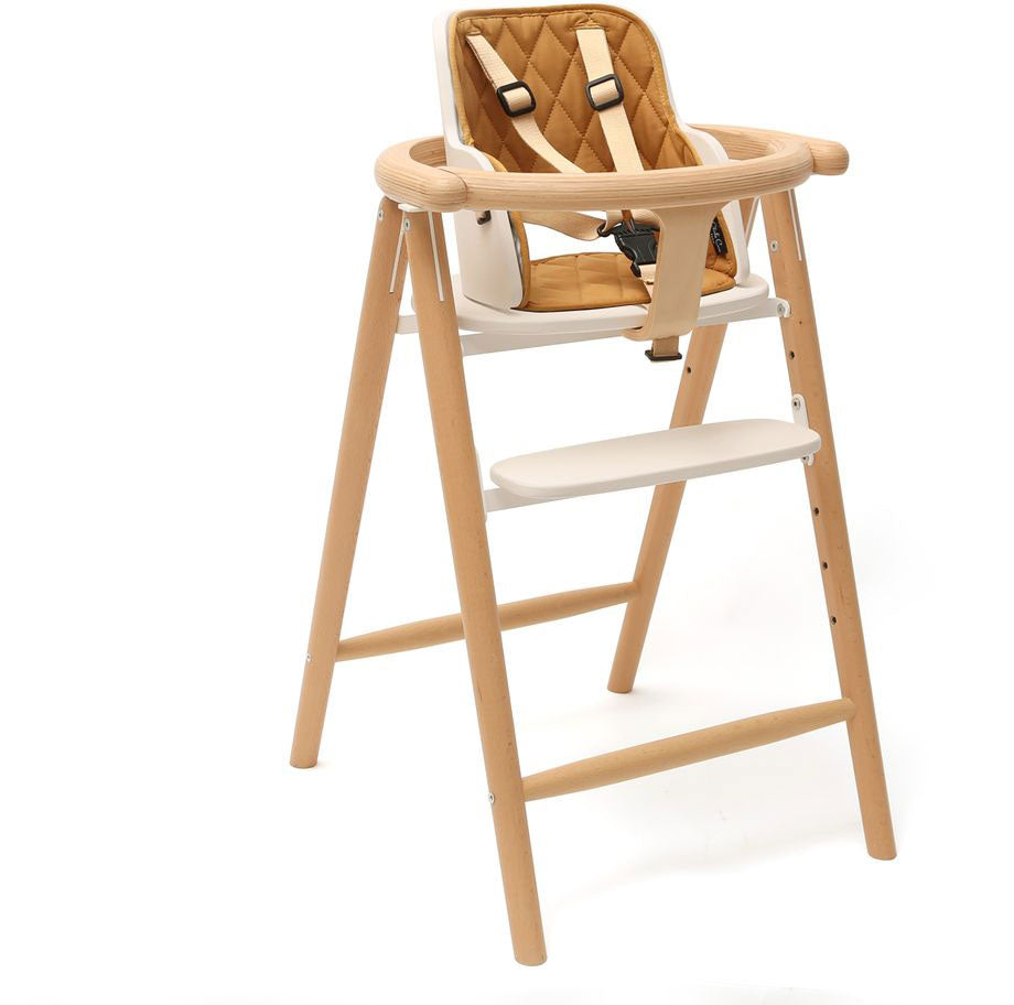 Tobo Wooden High Chair White - Charlie Crane