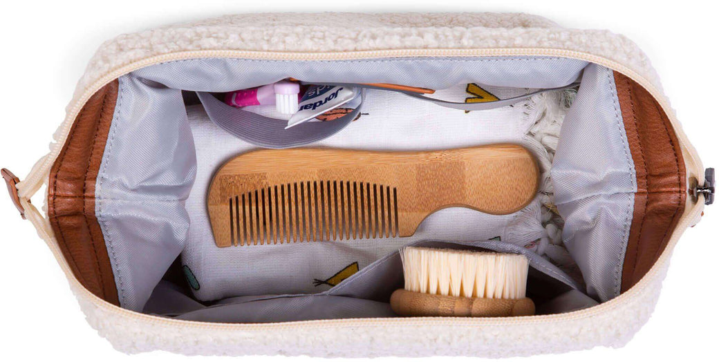 Baby Necessities Bag Teddy Off White - ChildHome