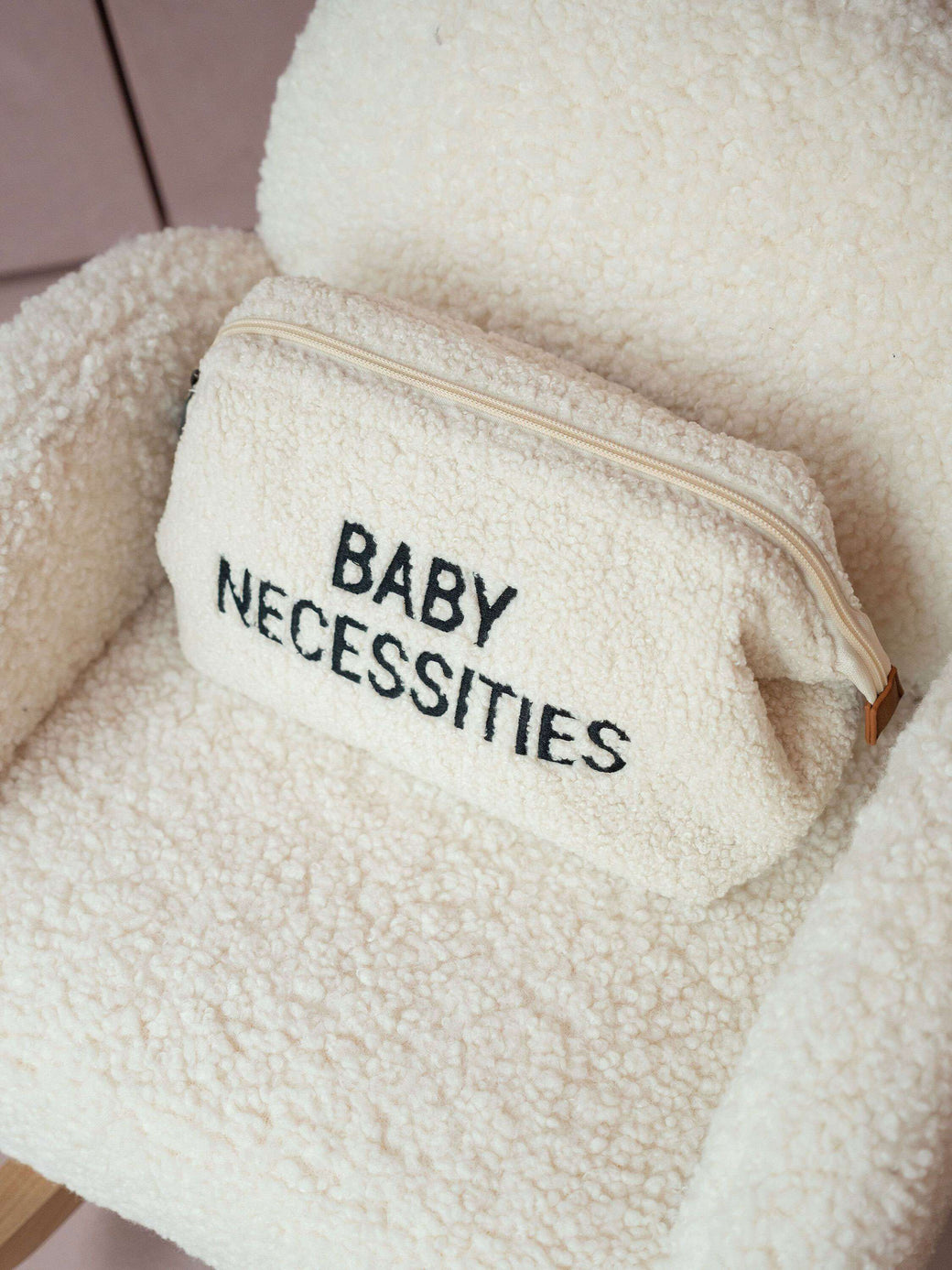 Baby Necessities Bag Teddy Off White - ChildHome