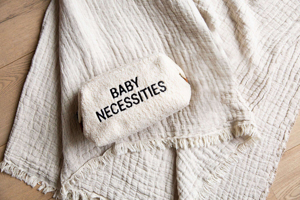 Baby Necessities Bag Teddy Off White - ChildHome