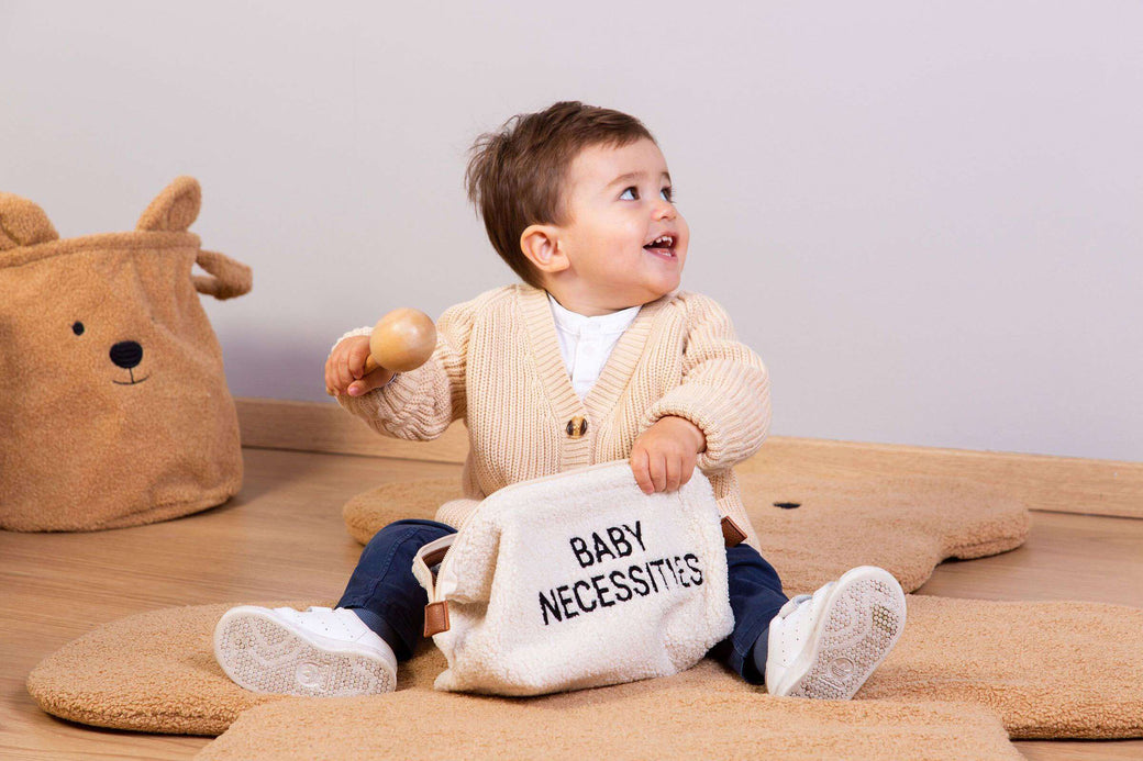 Baby Necessities Bag Teddy Off White - ChildHome