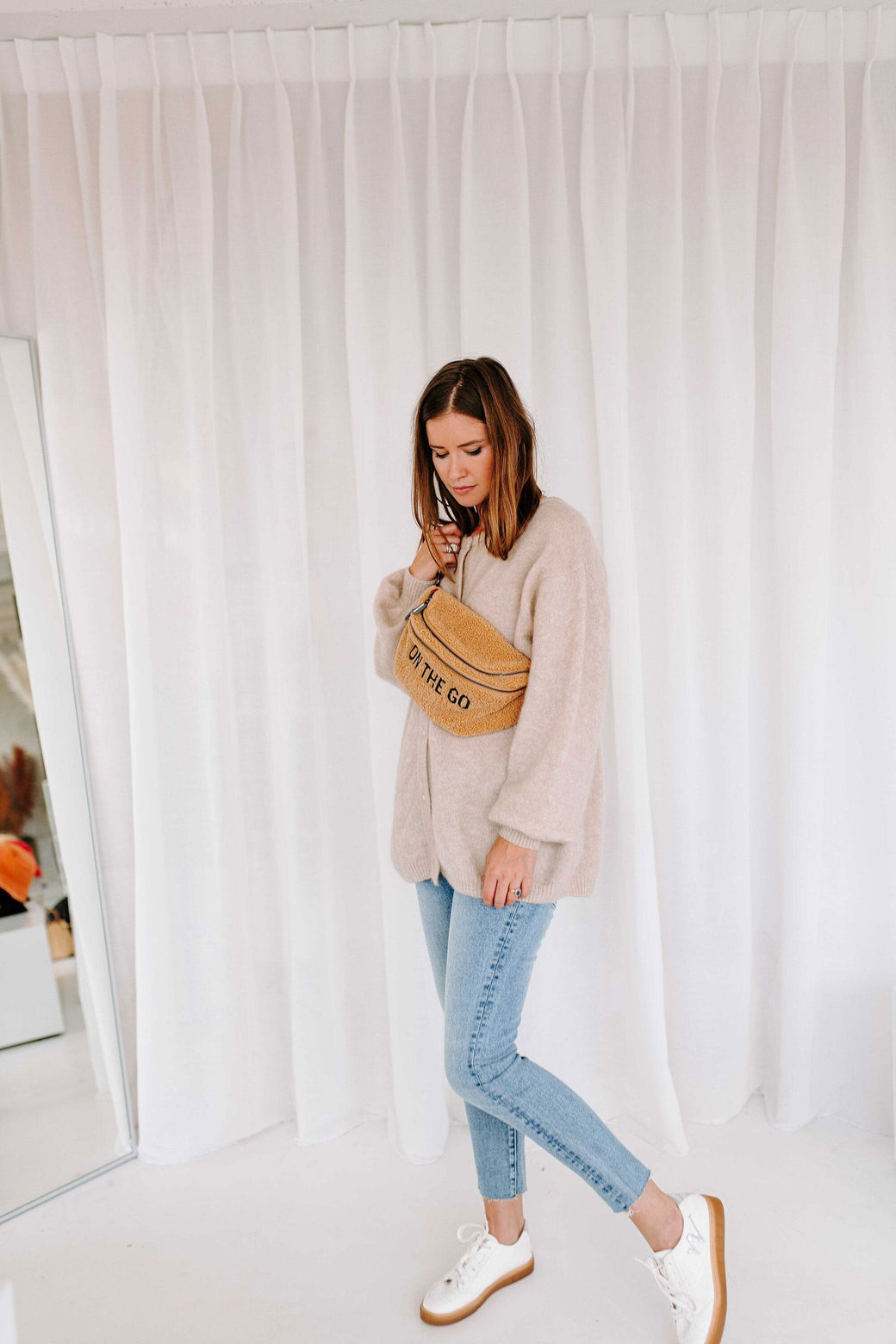 Banana Bag On the Go Teddy Beige - ChildHome