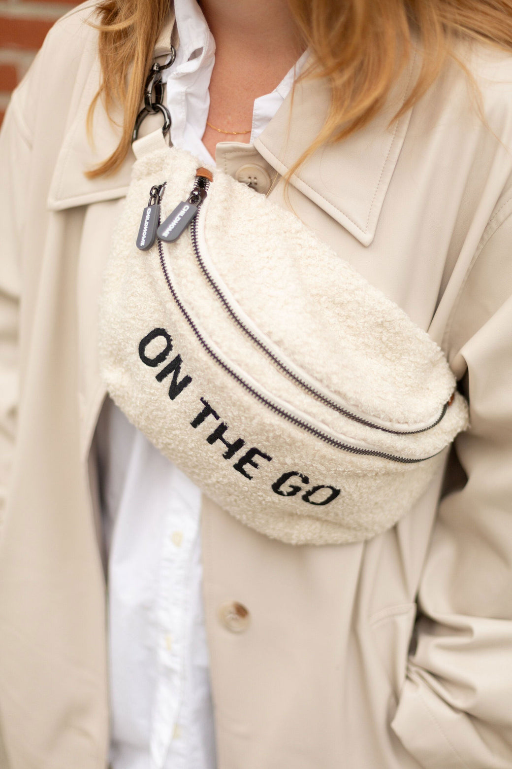 Banana Bag On the Go Teddy Off White - ChildHome