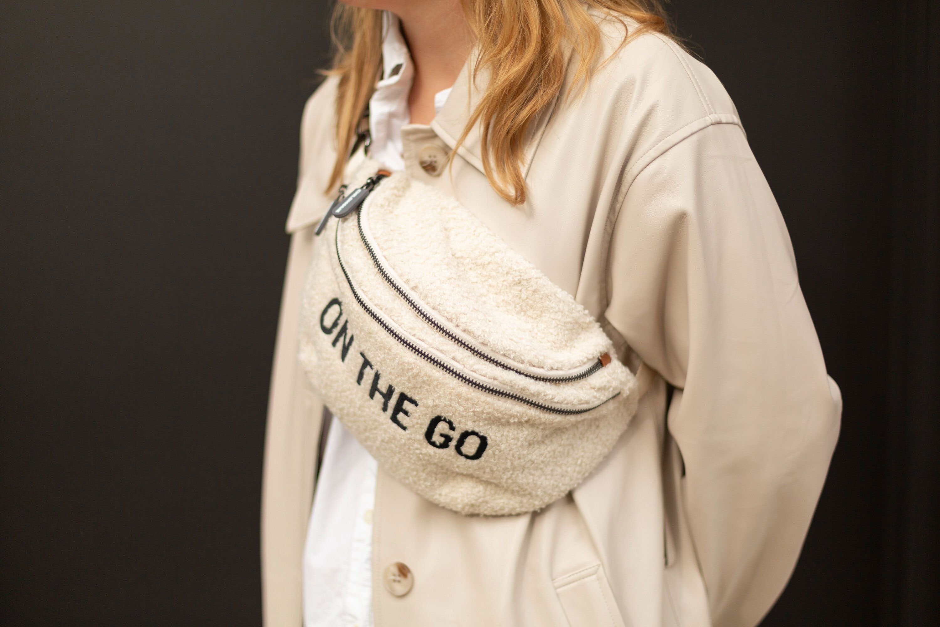 Banana Bag On the Go Teddy Off White - ChildHome