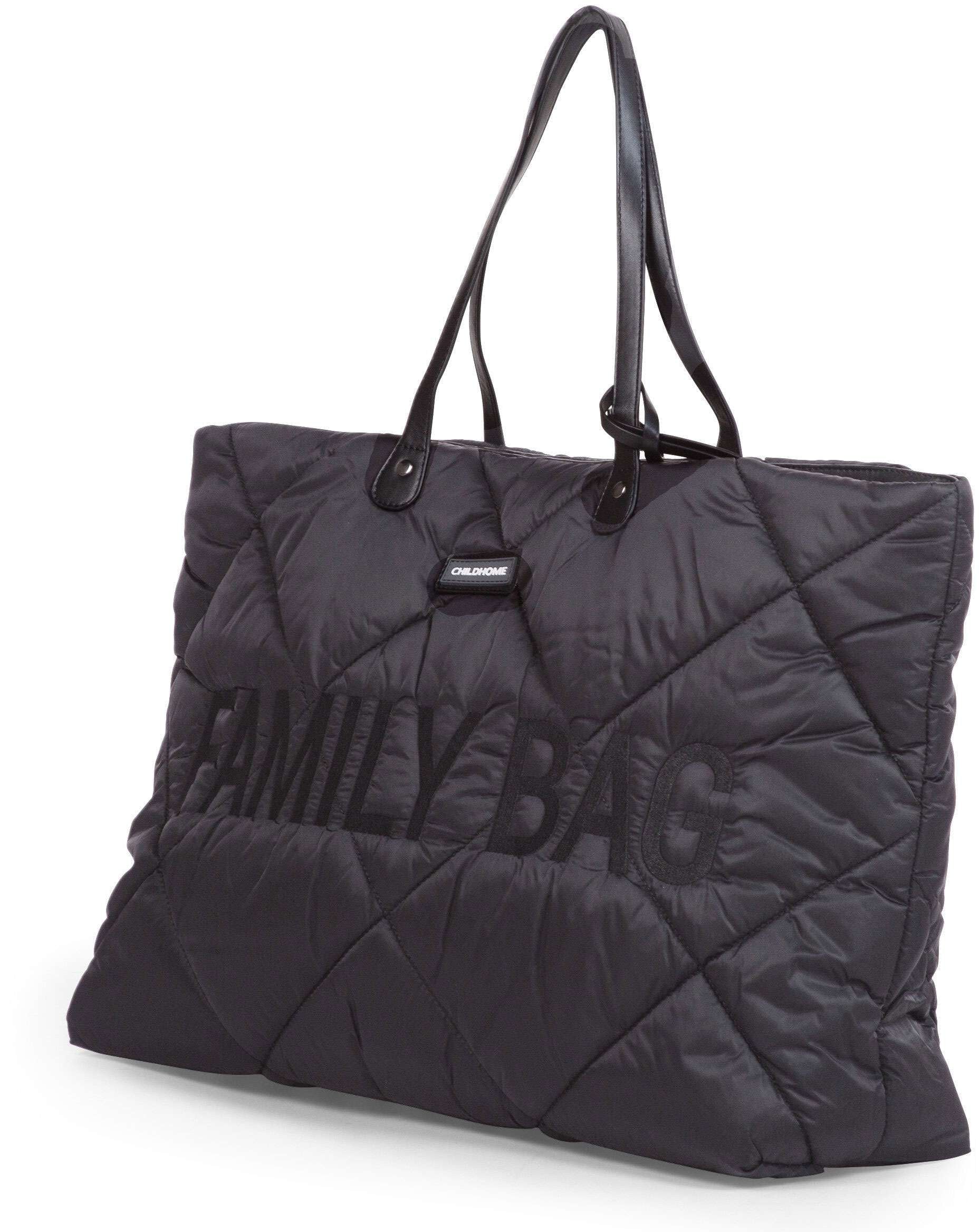 Family Bag Quilted Puffered Black - ChildHome