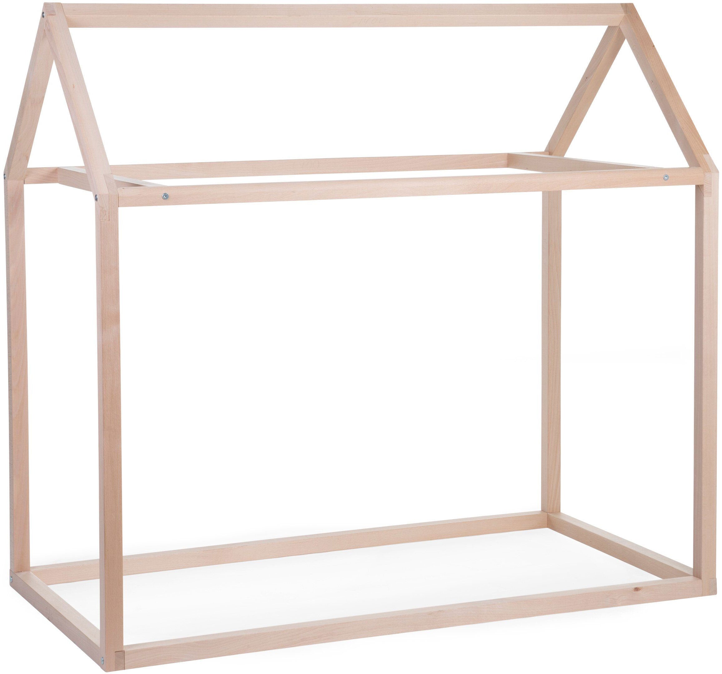 House Bed Natural Toddler 70x140 - ChildHome