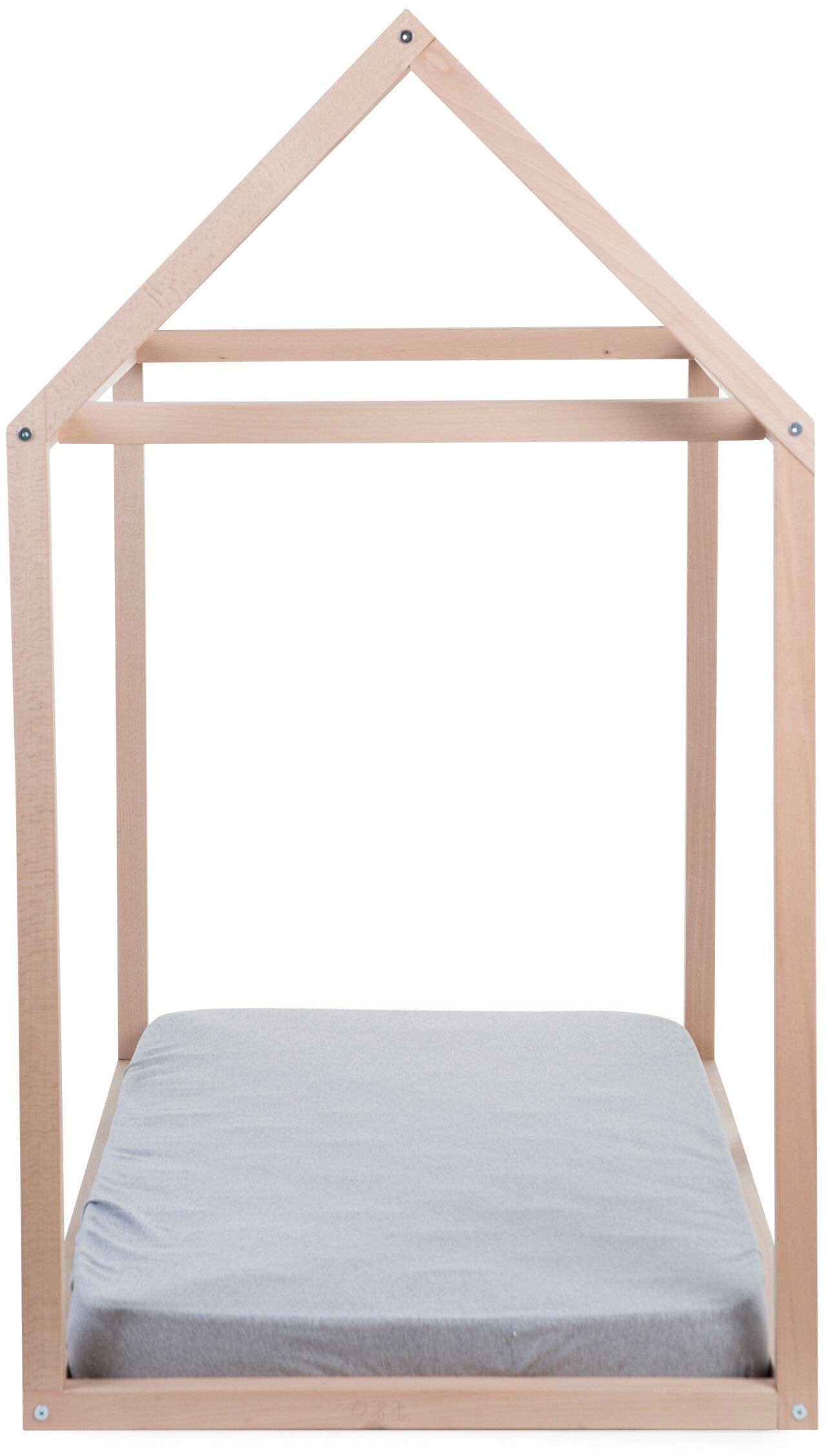 House Bed Natural Toddler 70x140 - ChildHome