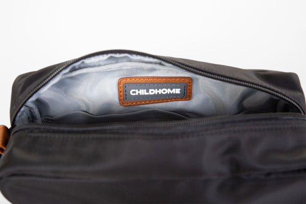 Momlife Toiletries Bag Off Black Gold - ChildHome