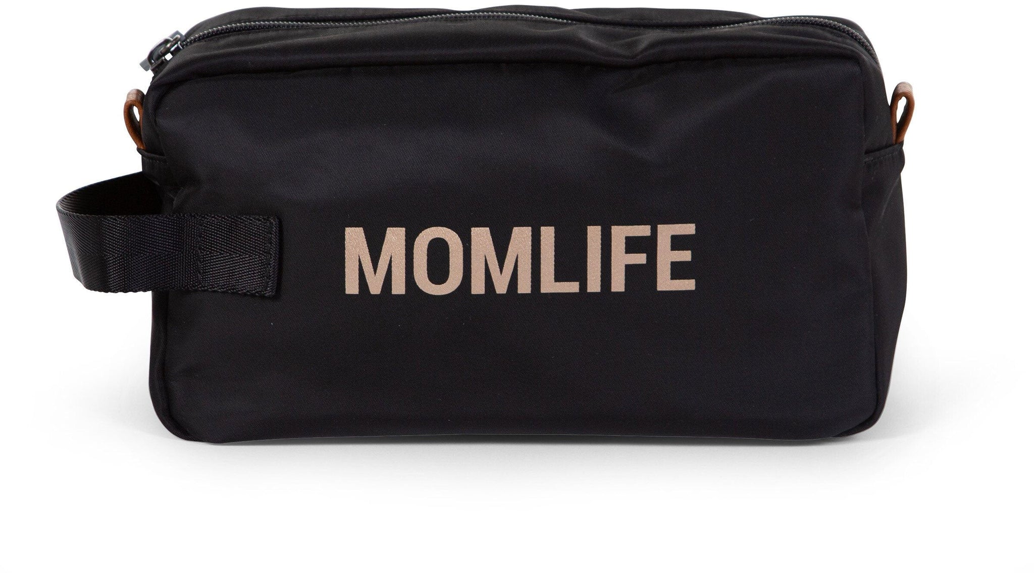 Momlife Toiletries Bag Off Black Gold - ChildHome