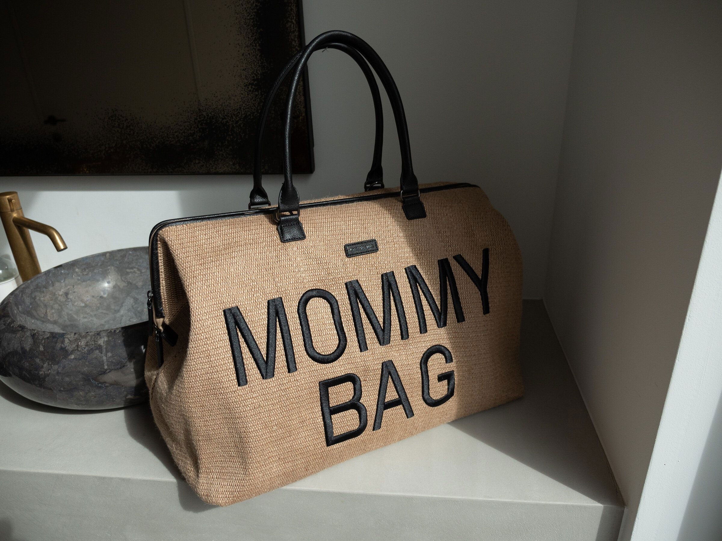 Mommy Bag Big Canvas Raffia - ChildHome