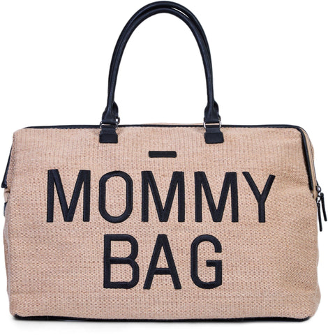 Mommy Bag Big Canvas Raffia - ChildHome