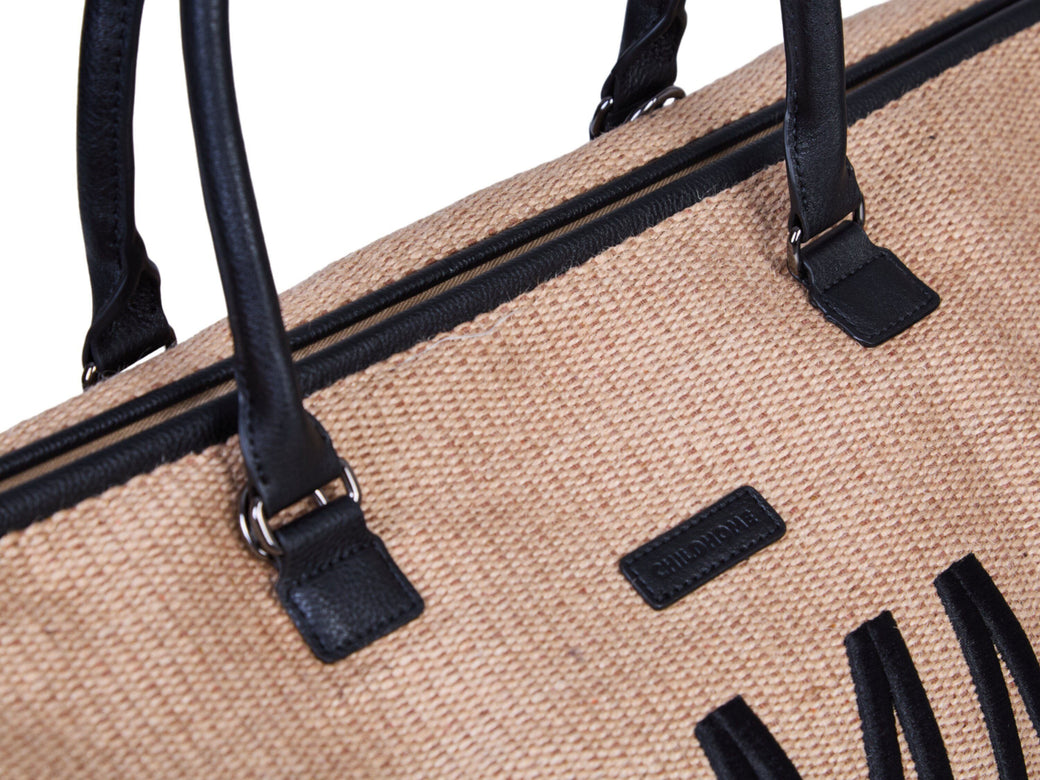 Mommy Bag Big Canvas Raffia - ChildHome