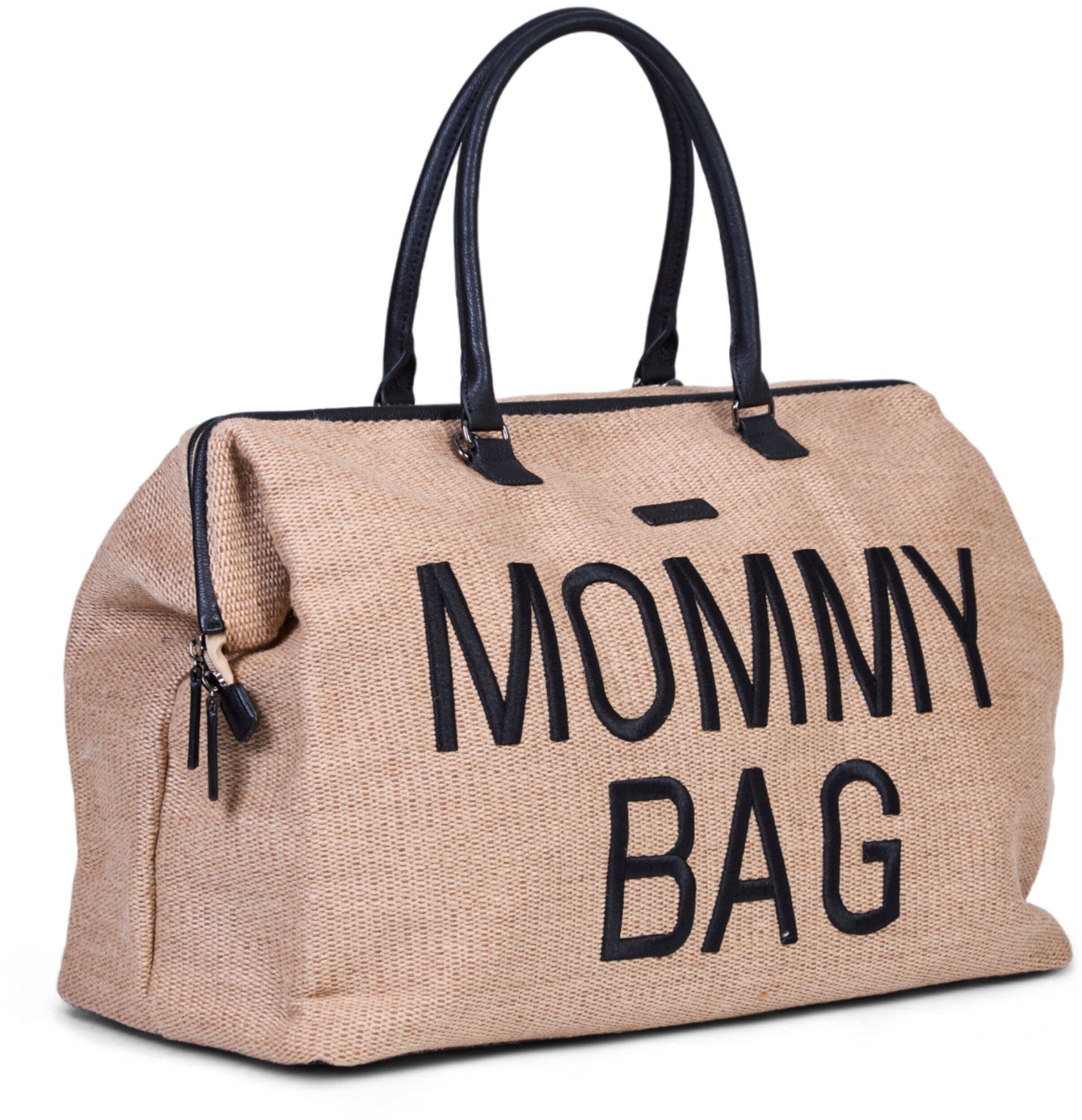 Mommy Bag Big Canvas Raffia - ChildHome