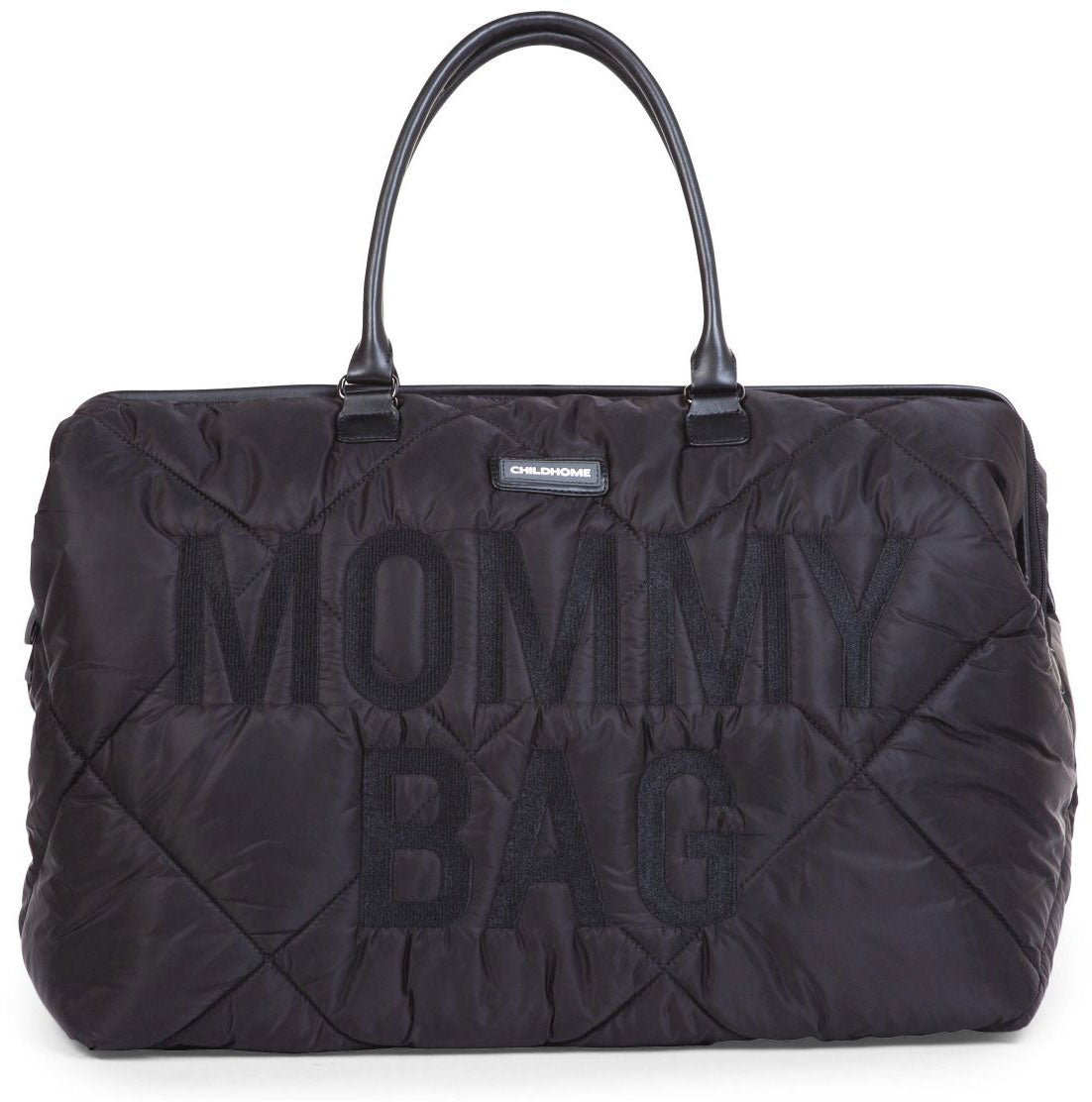 Mommy Bag Big Quilted Puffered Black - ChildHome