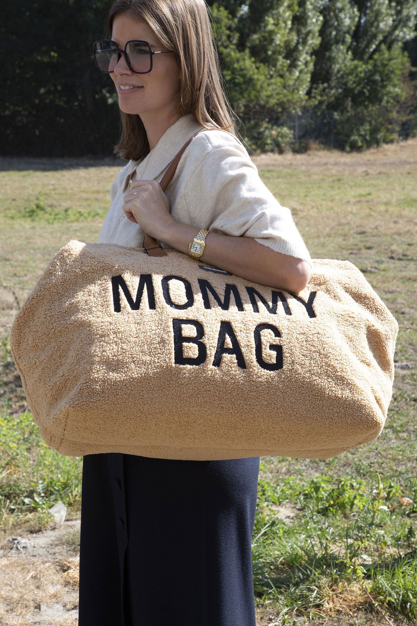 Mommy Bag Big Teddy Beige - ChildHome