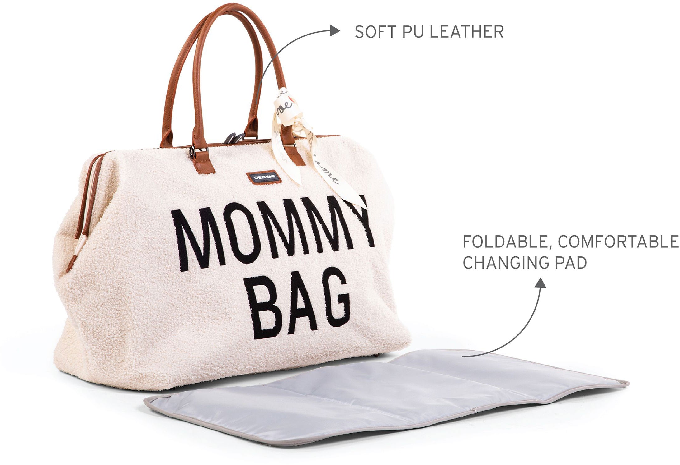 Mommy Bag Big Teddy Offwhite - ChildHome