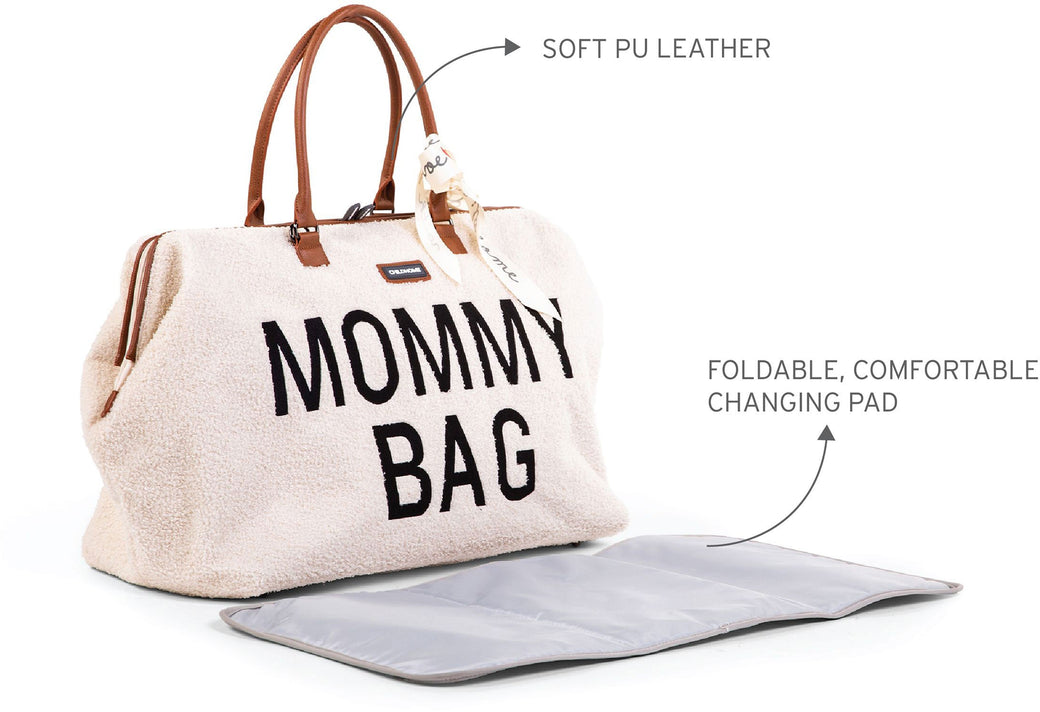 Mommy Bag Big Teddy Offwhite - ChildHome