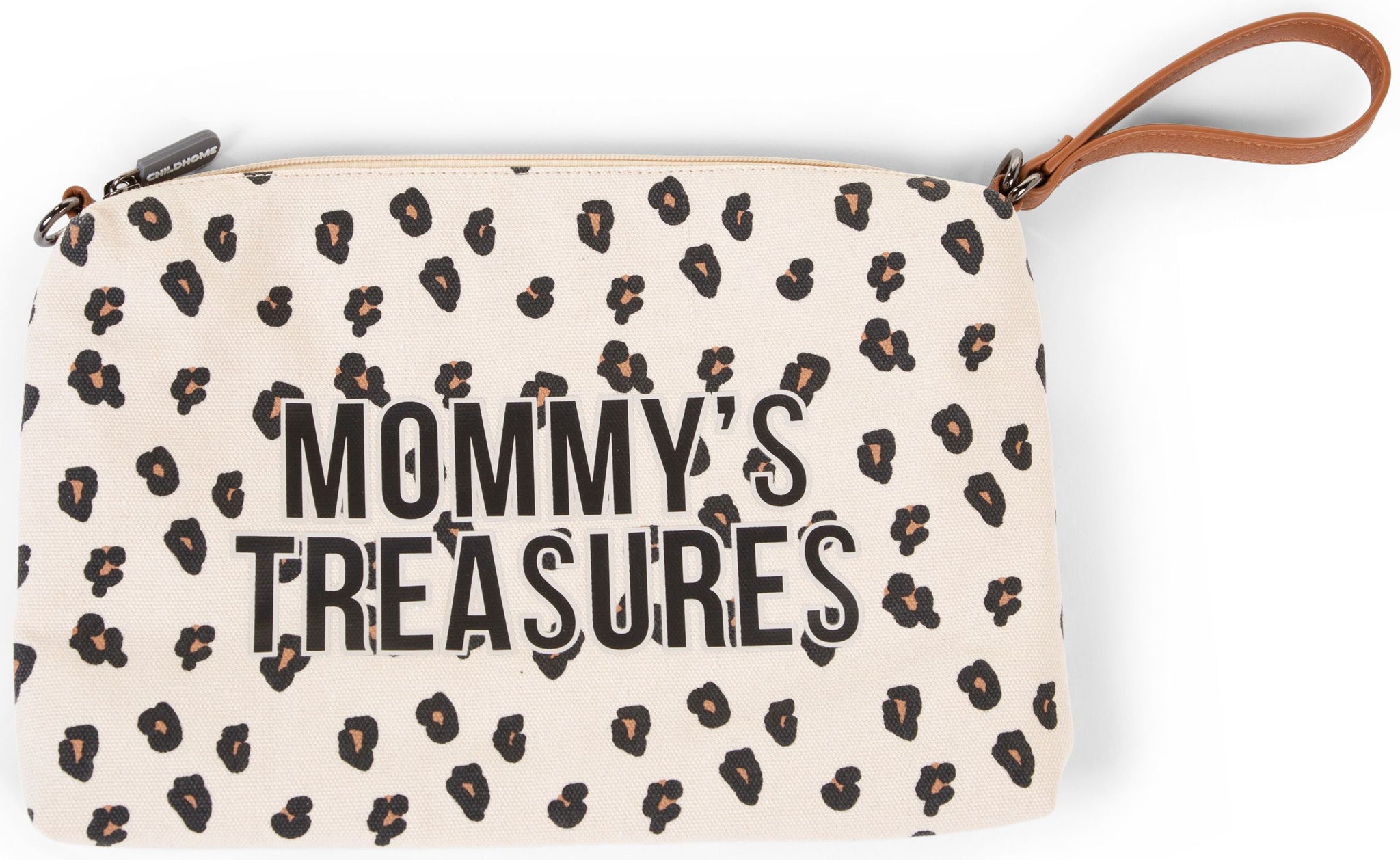 Mommy Clutch Bag Canvas Leopard - ChildHome