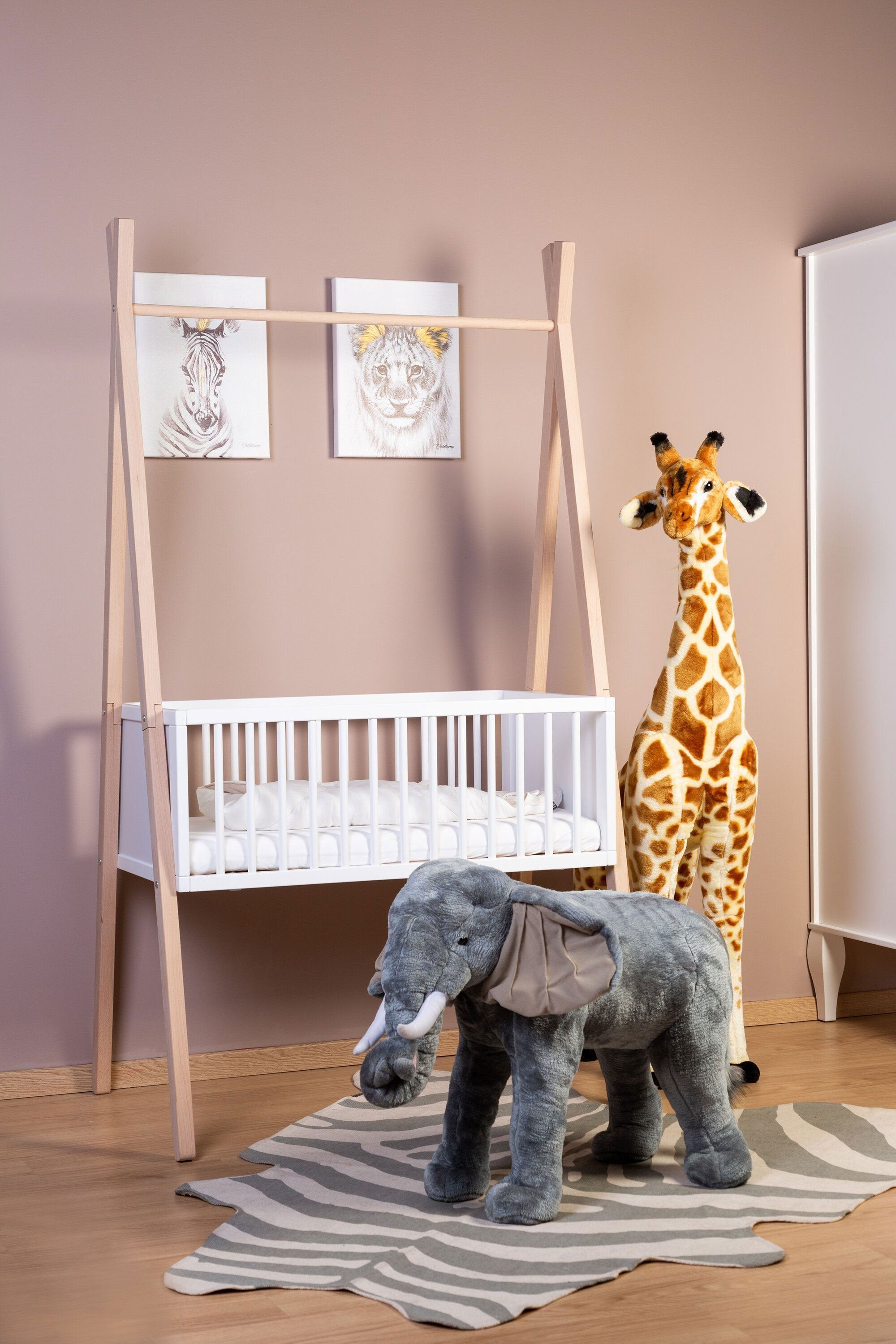 Tipi Cradle & Clothing Rack - ChildHome