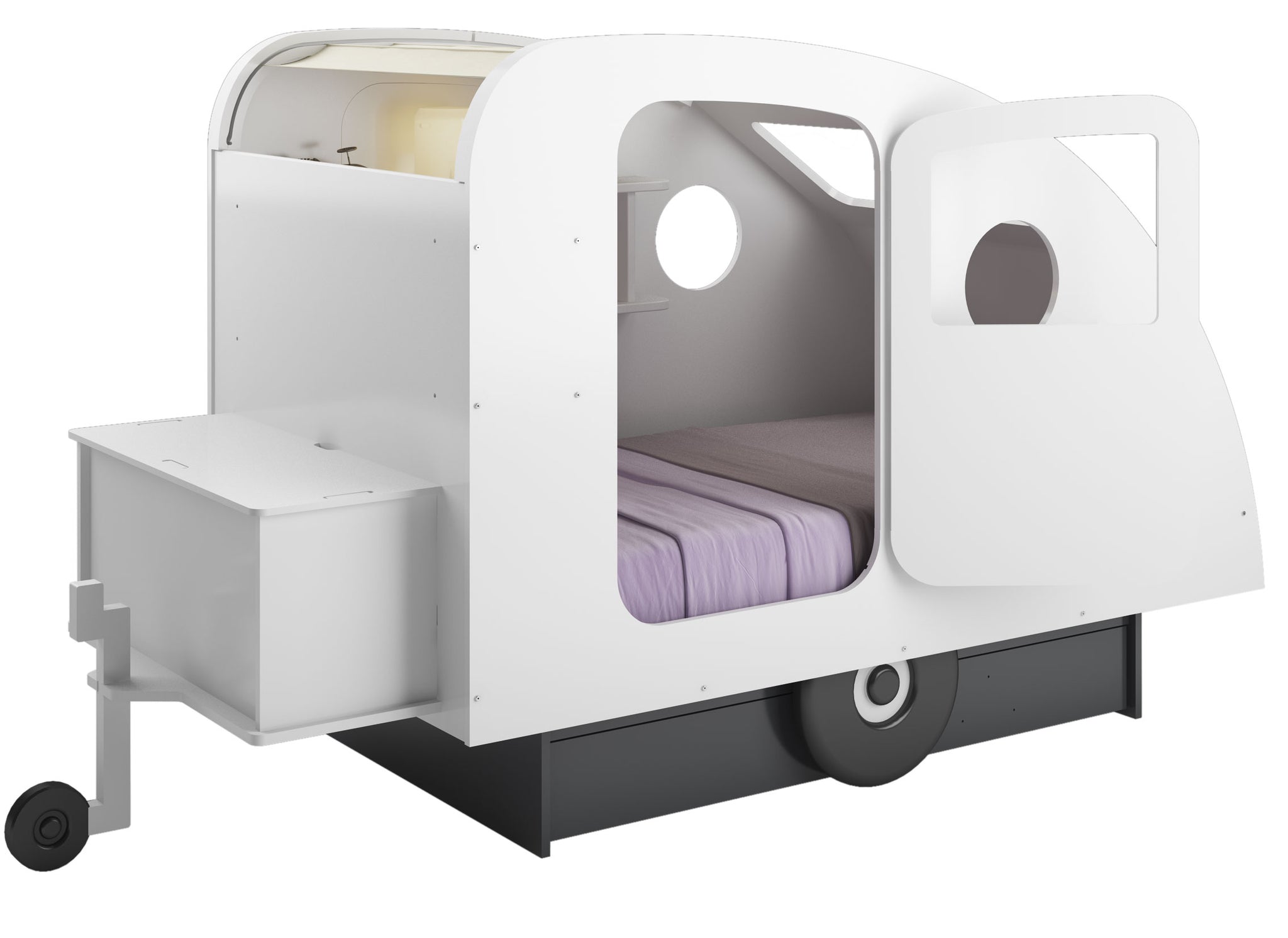 Children's Caravan Themed Bed - Mathy By Bols