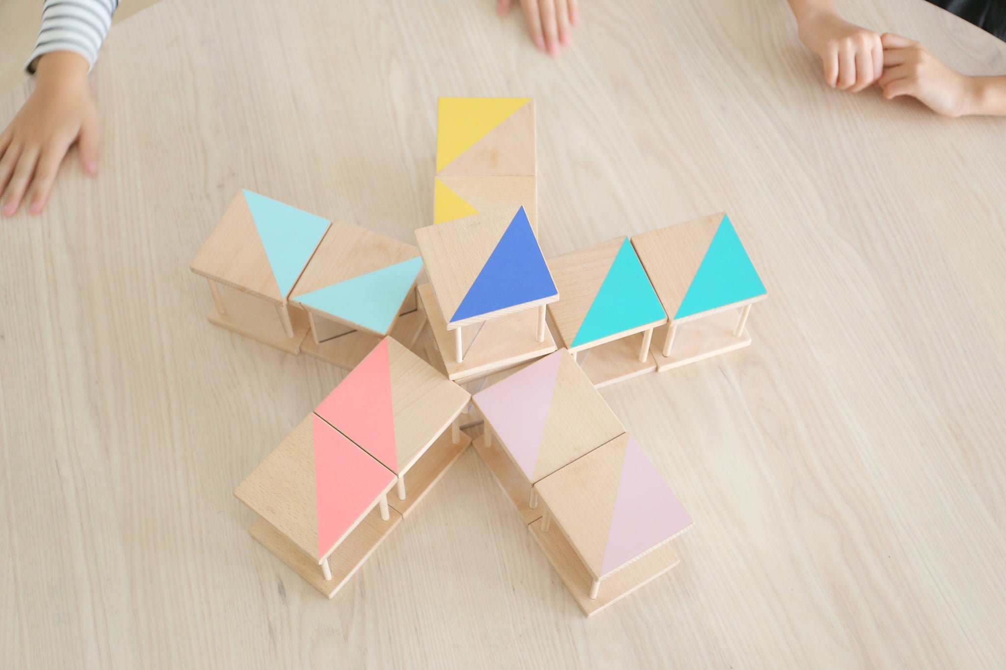 Ditto Wooden Mirror Blocks Creative Toy - kiko & gg