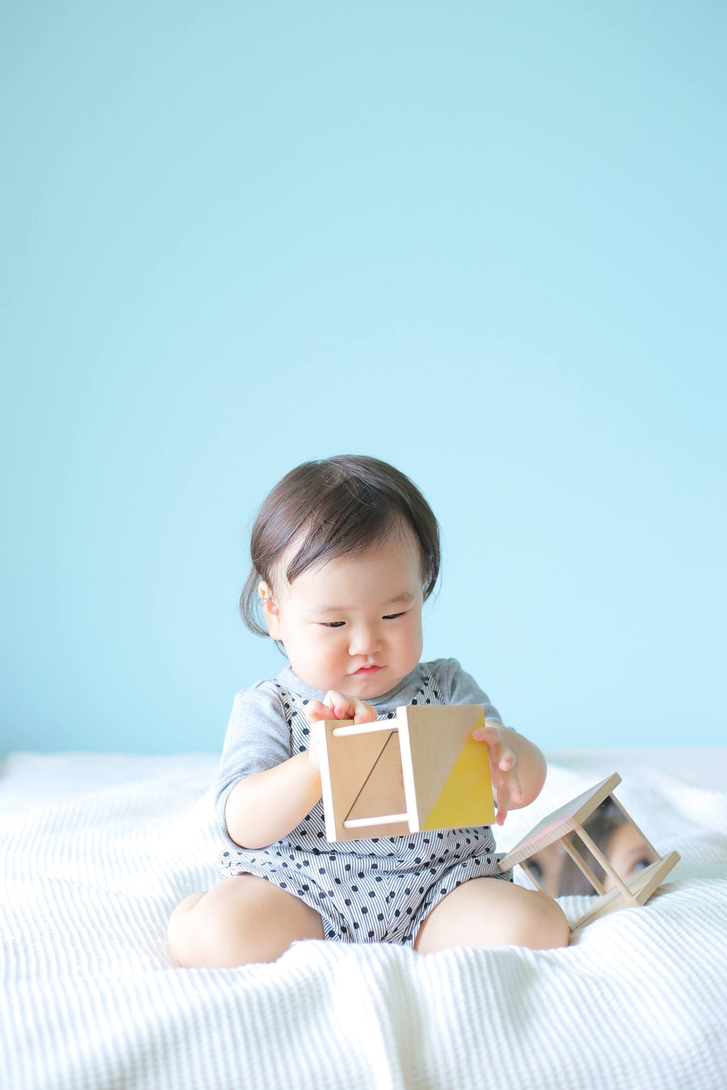 Ditto Wooden Mirror Blocks Creative Toy - kiko & gg