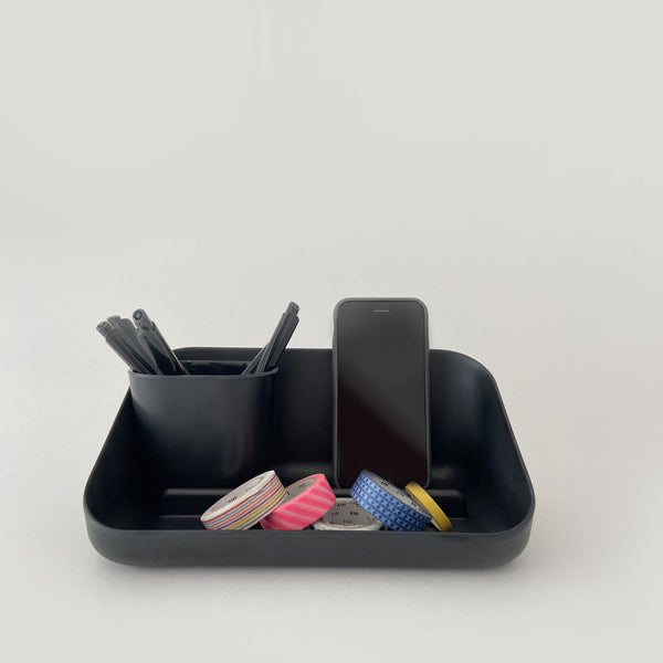 Desk Organiser Black - Ekobo