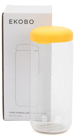 Glass Food Storage Jar Mimosa 1000 ml - Ekobo