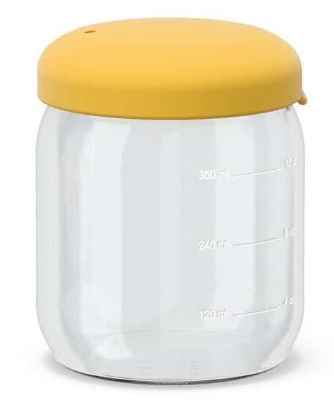Glass Food Storage Jar Mimosa 350 ml - Ekobo