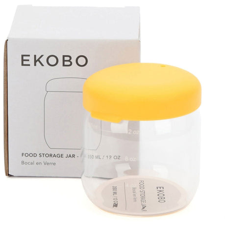 Glass Food Storage Jar Mimosa 350 ml - Ekobo