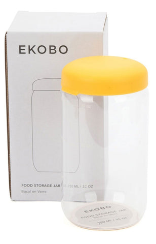 Glass Food Storage Jar Mimosa 750 ml - Ekobo