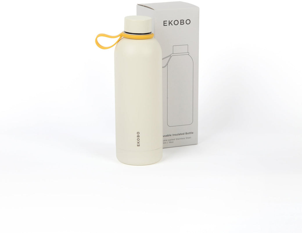 Insulated Reusable Bottle 500ml Ivory