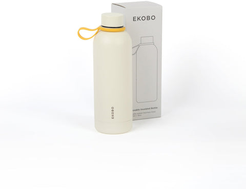 Insulated Reusable Bottle 500ml Ivory